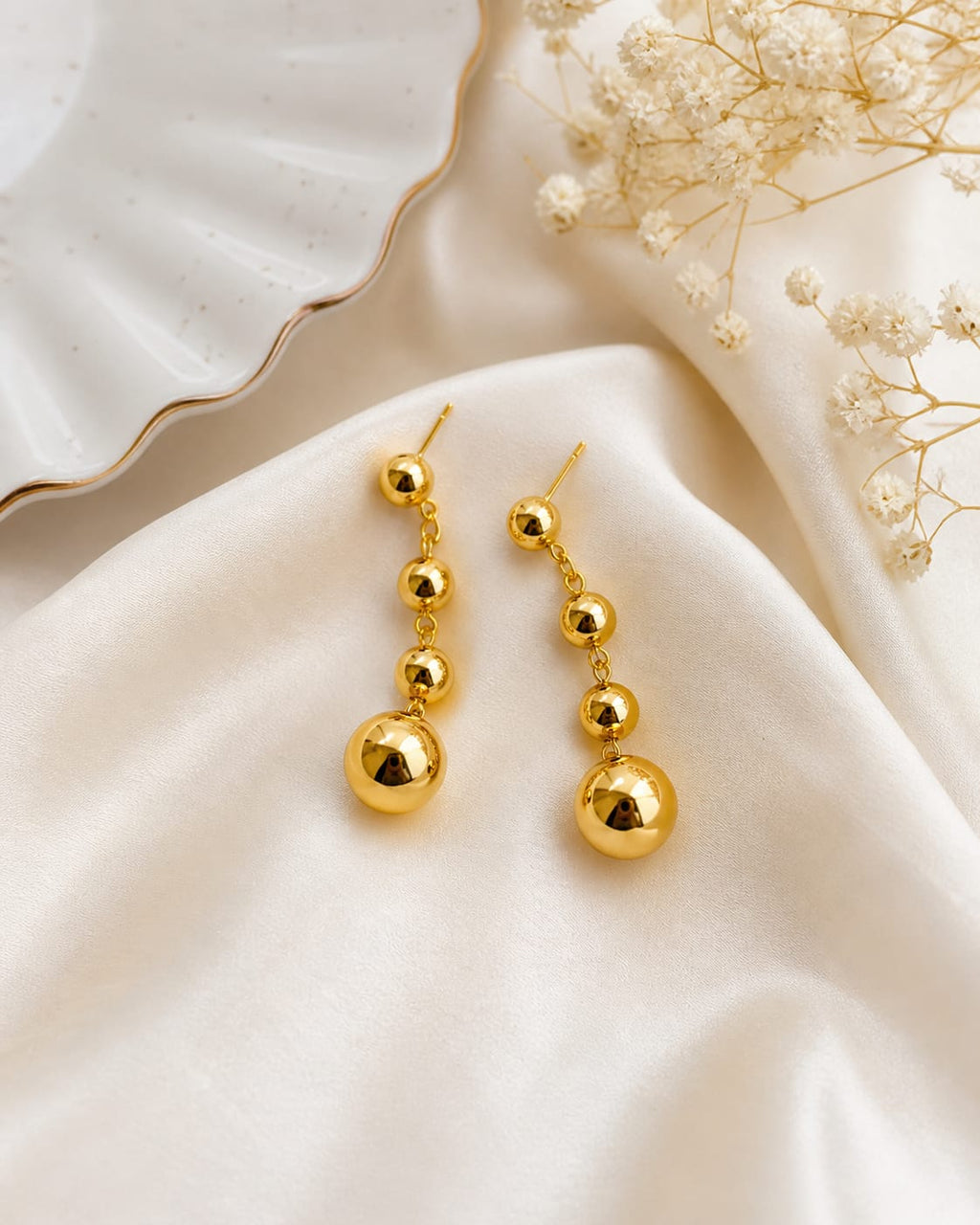 Golden Drift Danglers