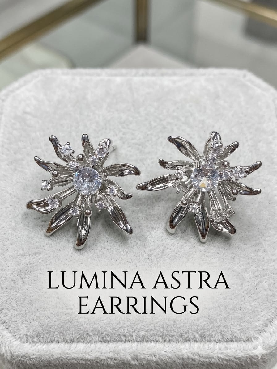 Lumina astra earing silver