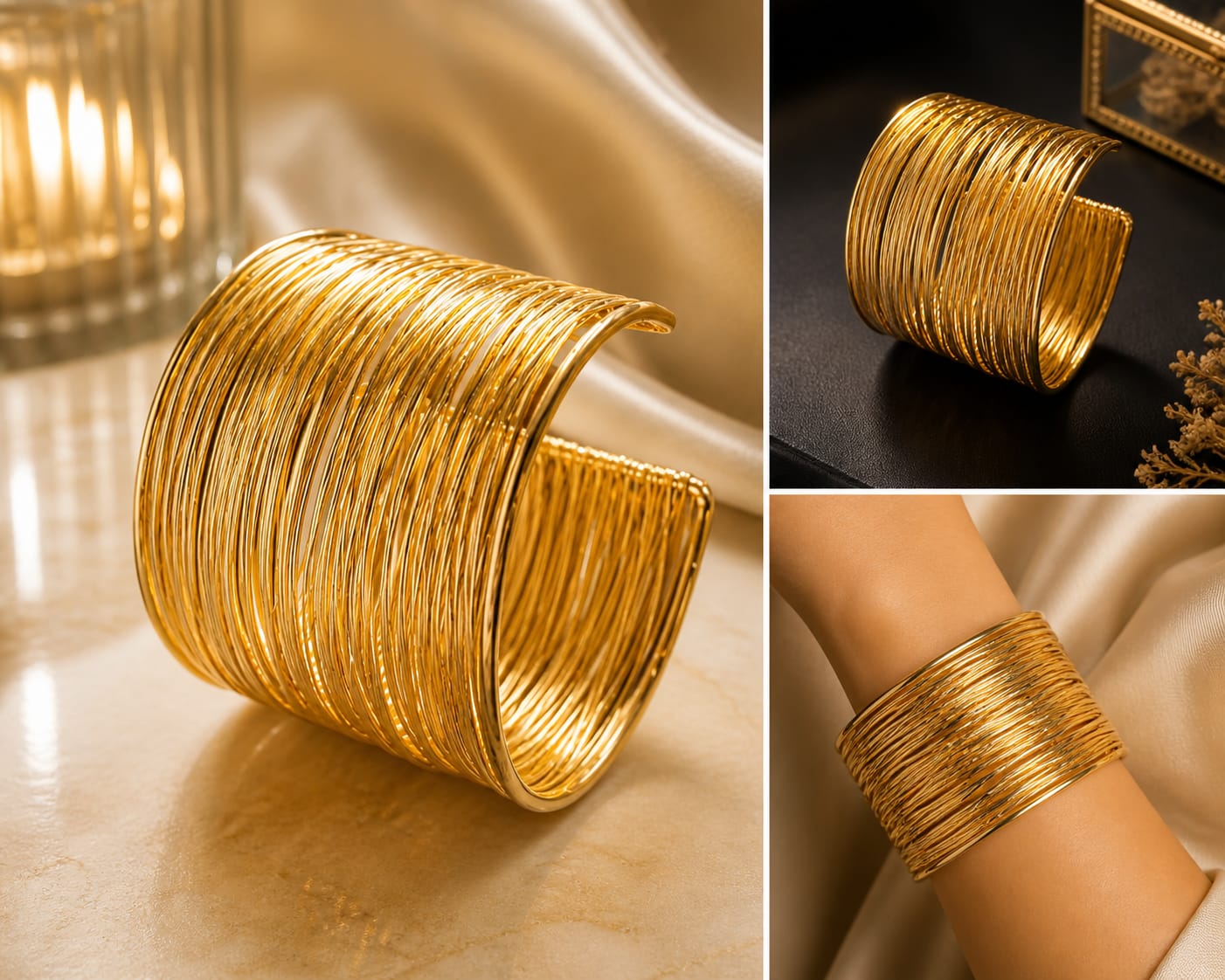 Luxe Wire Wrap Bracelet