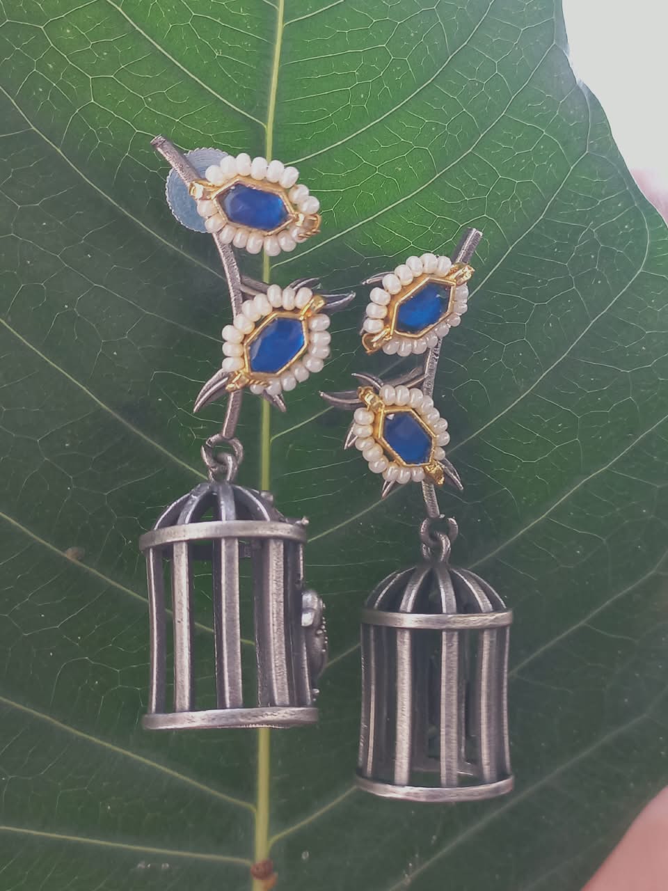 Sunehri Pinjra Drops ( Blue )
