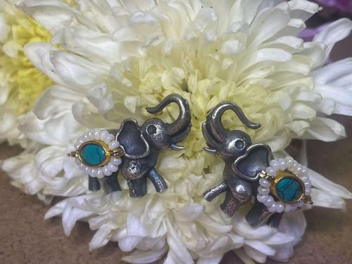 Emerald Gajraaj Studs