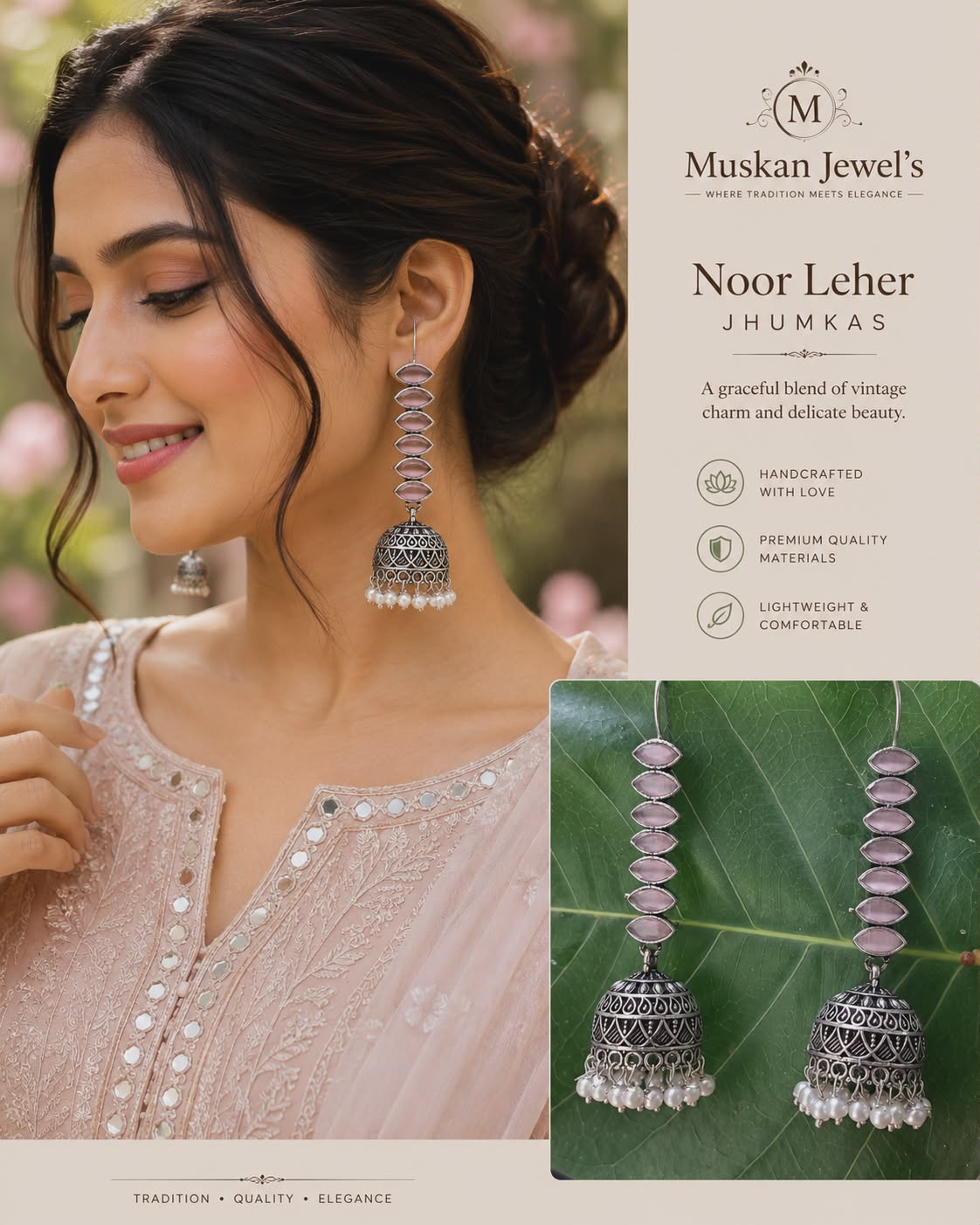 Noor lehar jhumka