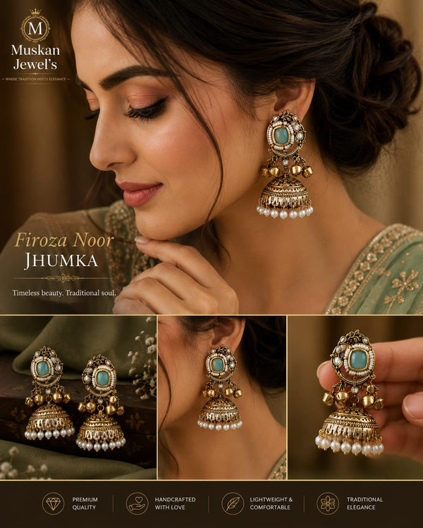 Gulnaar Ghungroo Jhumka