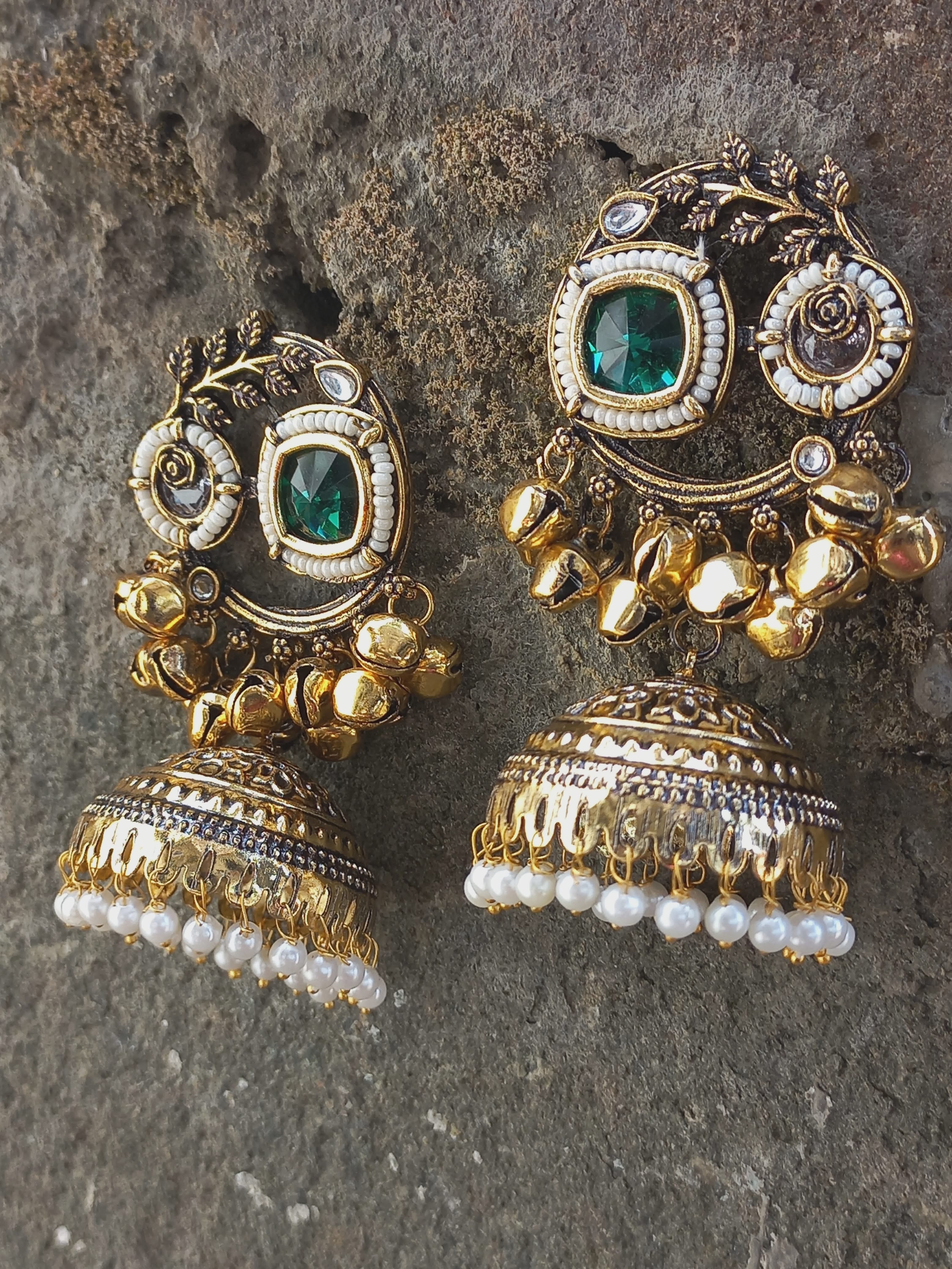 Gulnaar Ghungroo Jhumka