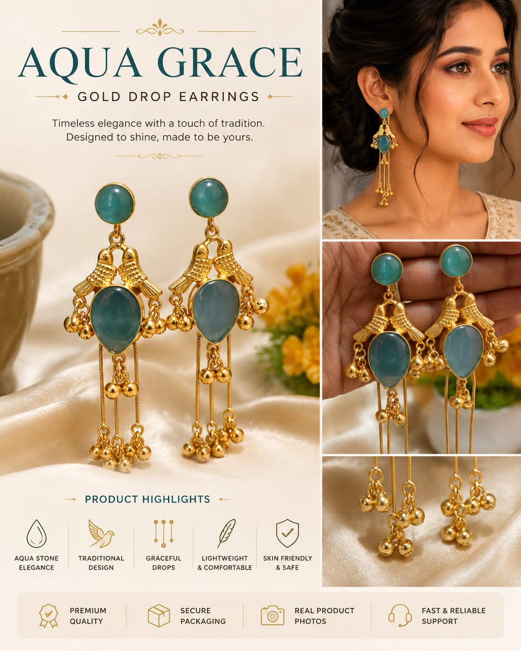 Kashmiri Kundan Green