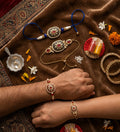 Royal Kundan Rakhi Combo