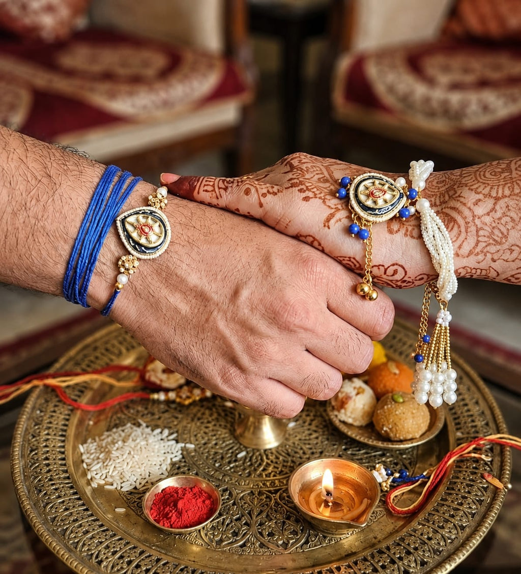 Shahi Heritage Rakhi Combo