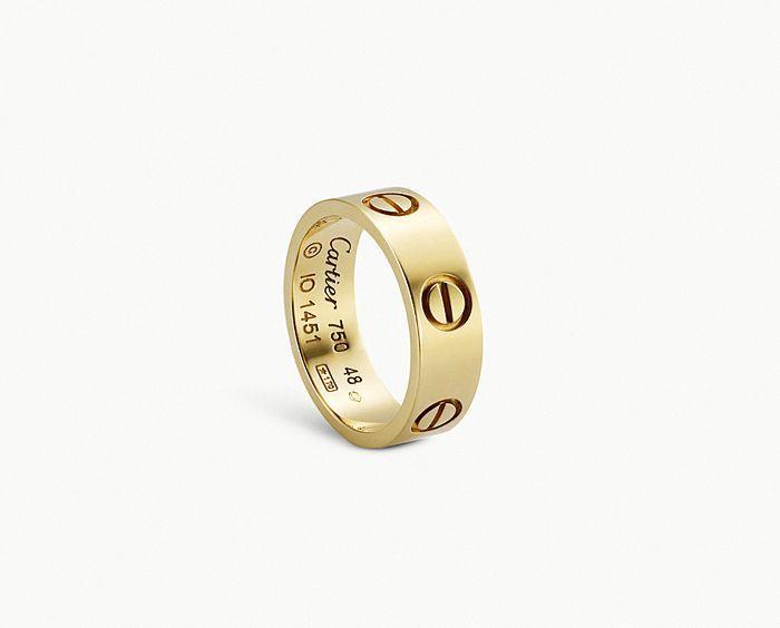 Buy Love Script Ring- 18k Gold Plated online- Palmonas – PALMONAS